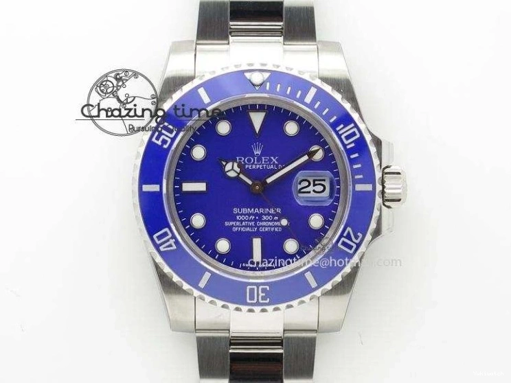 Dial 126000 Steel Oyster Blue Edition 36mm Best A3230 1:1 DIWF Perpetual 904L 0418